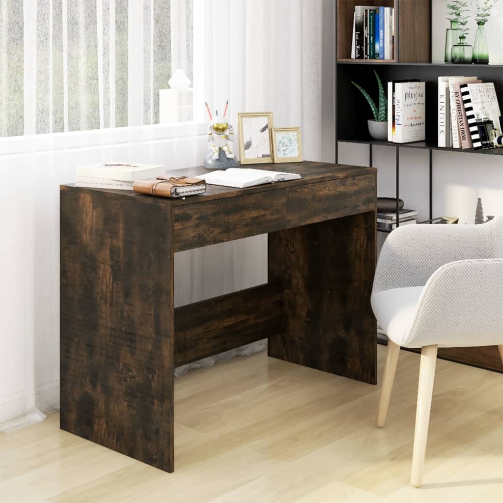 Schreibtisch Weiß 101x50x76,5 cm Holzwerkstoff