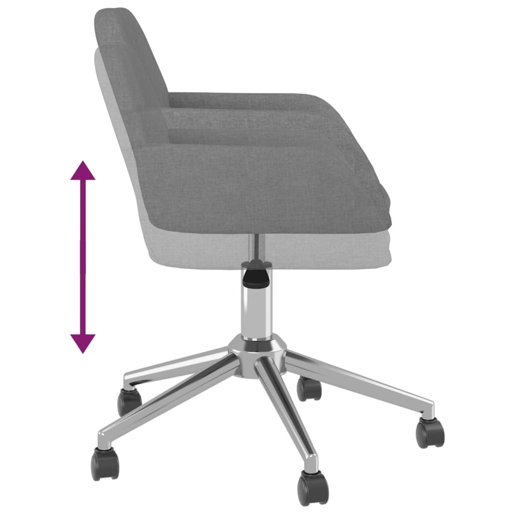 Esszimmerstühle 2 Stk. Drehbar Creme Stoff