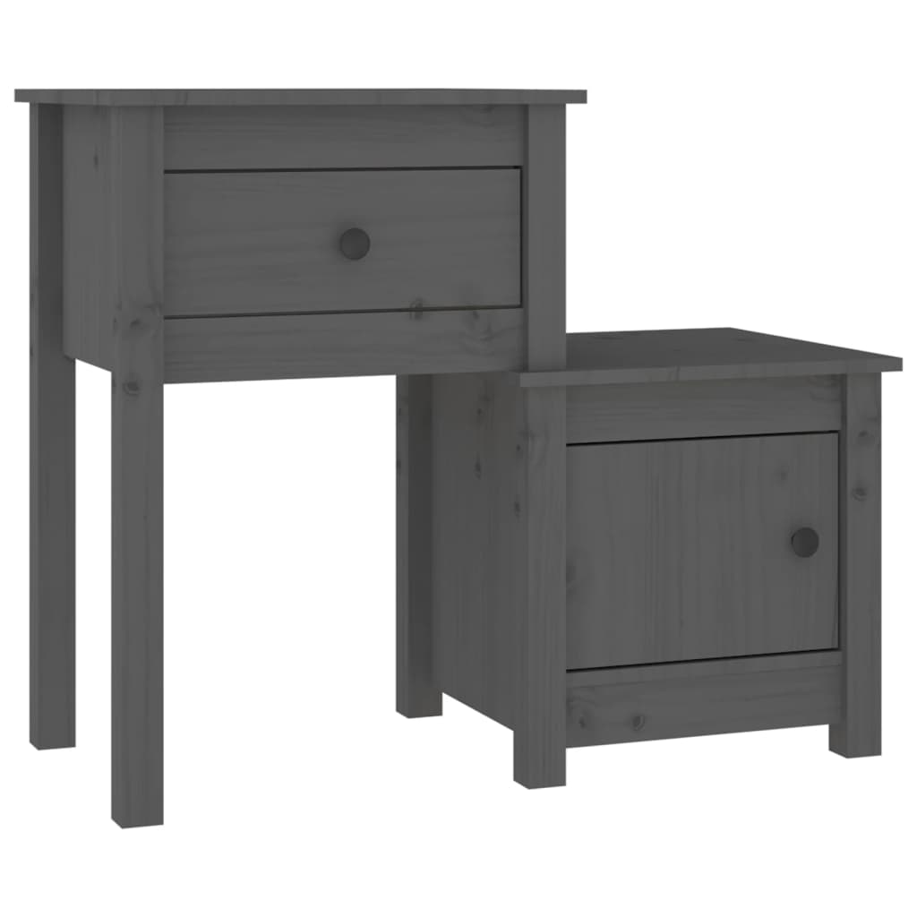 Nachttisch 79,5x38x65,5 cm Massivholz Kiefer