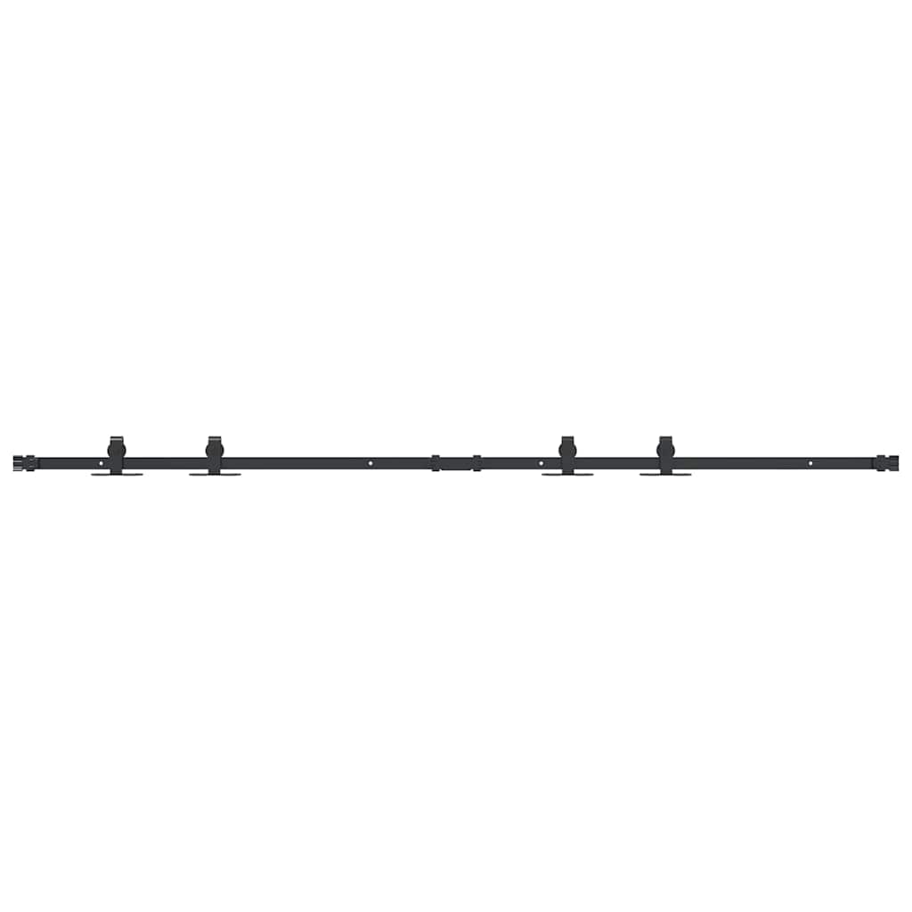 Schiebetürbeschlag Set für Schranktüren 91 cm Karbonstahl