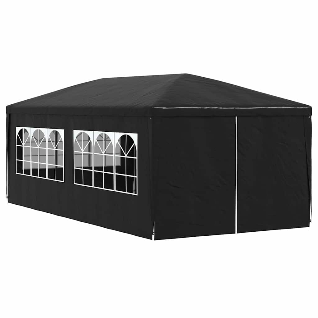 Party-Zelt 400 x 300 x 255 cm Rot PE und Stahl