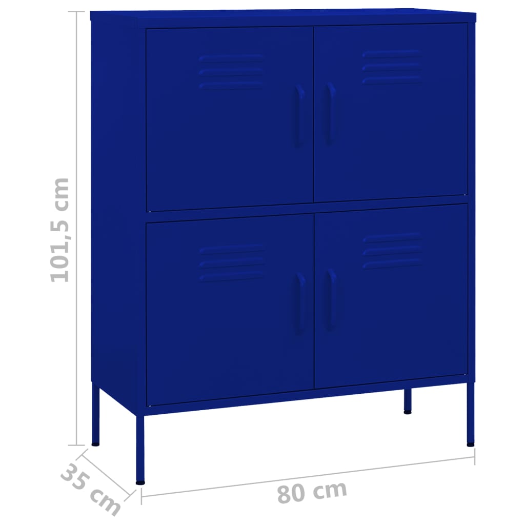 Lagerschrank Olivgrün 80x35x101,5 cm Stahl