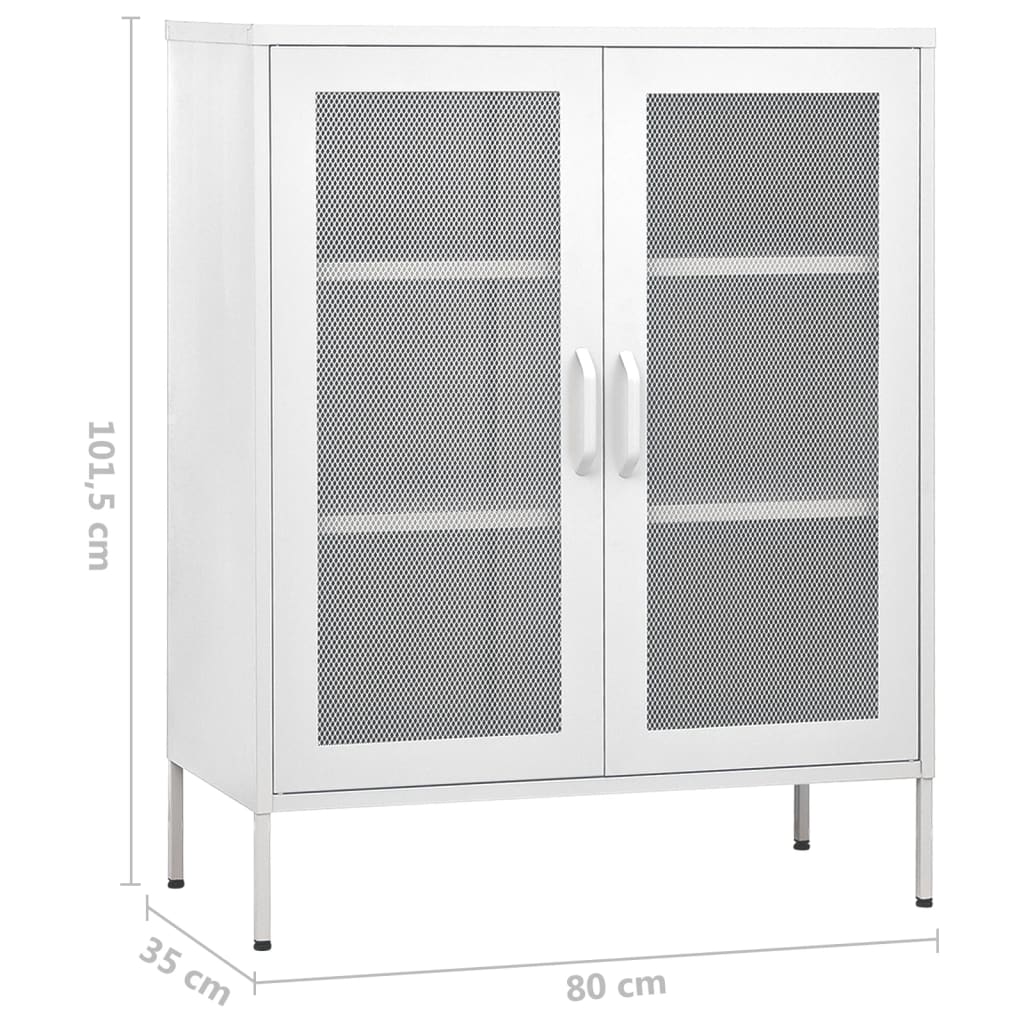 Lagerschrank Olivgrün 80x35x101,5 cm Stahl