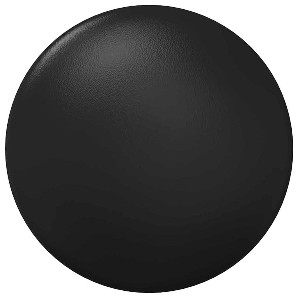 Tischfußball Tisch Endkappen 10 pcs Schwarz 1,9 x 1,9 x 1,6 cm