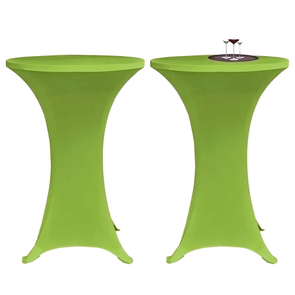Tischhusse Stretchhusse 2 Stk 70 cm Anthrazit