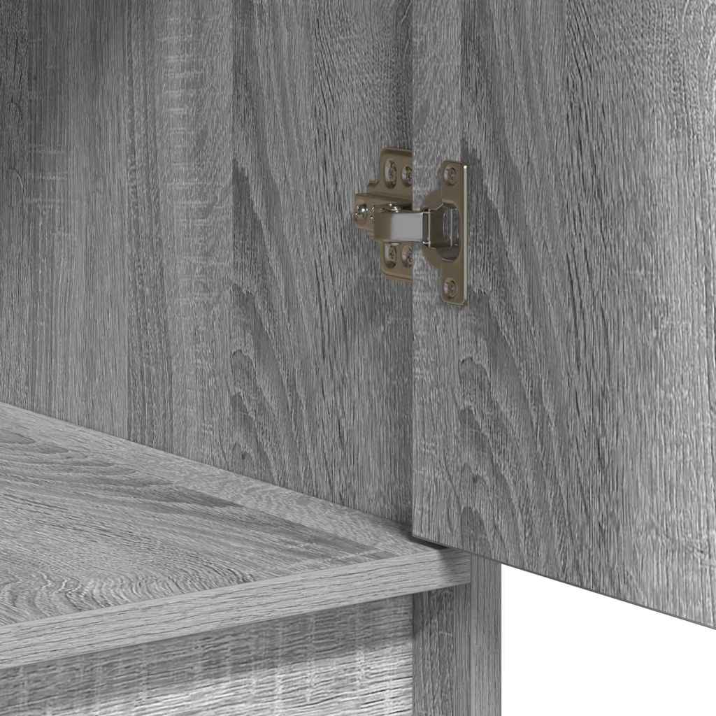 Schminktisch mit Spiegelbeleuchtung 3 pcs Weiß Holzwerkstoff
