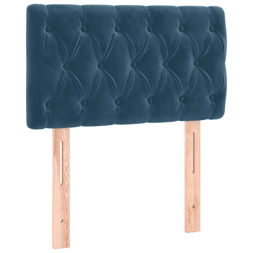 Kopfteil Hellgrau 80x7x118/128 cm Samt