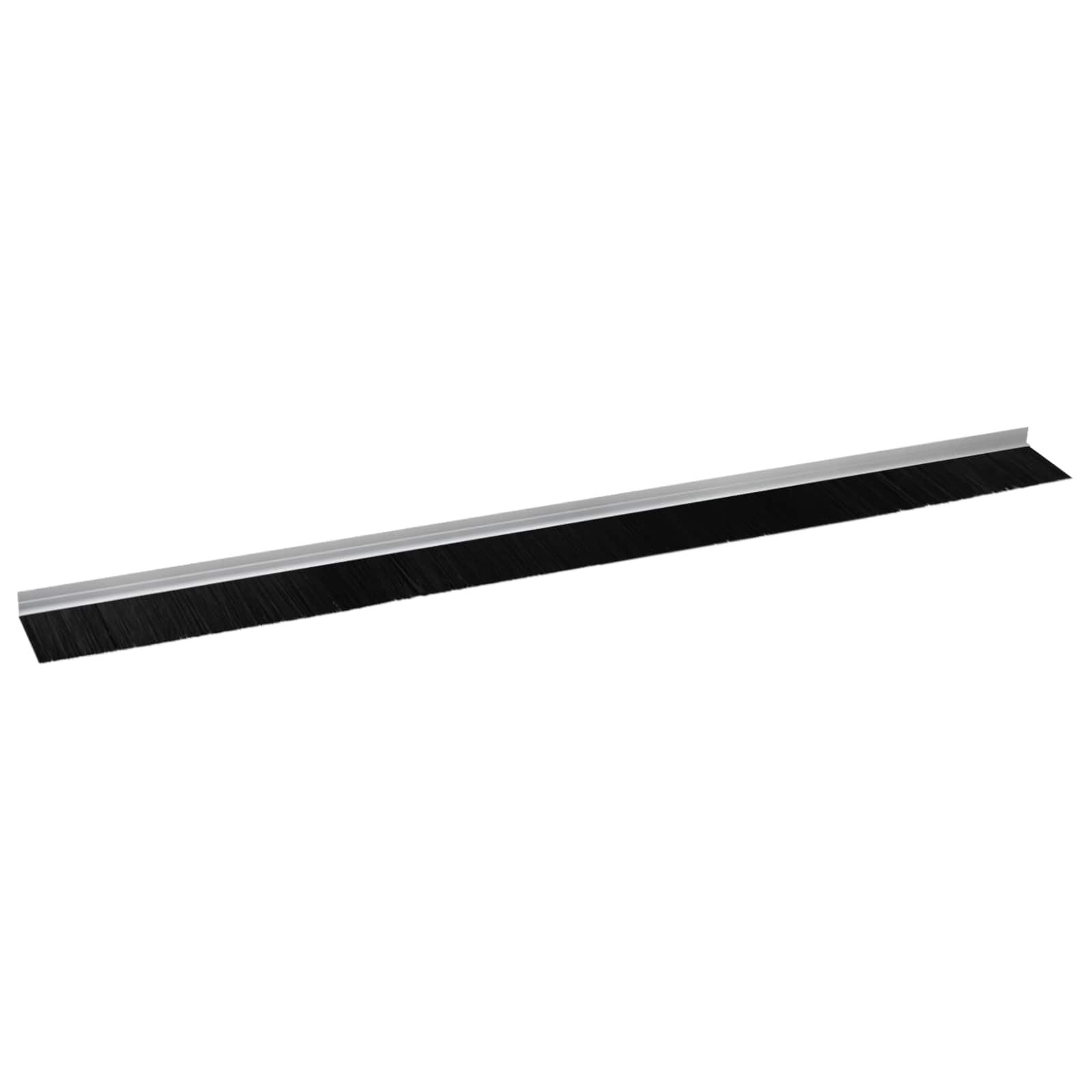Selbstklebende Türbürstendichtungen 2 pcs Braun 100 cm
