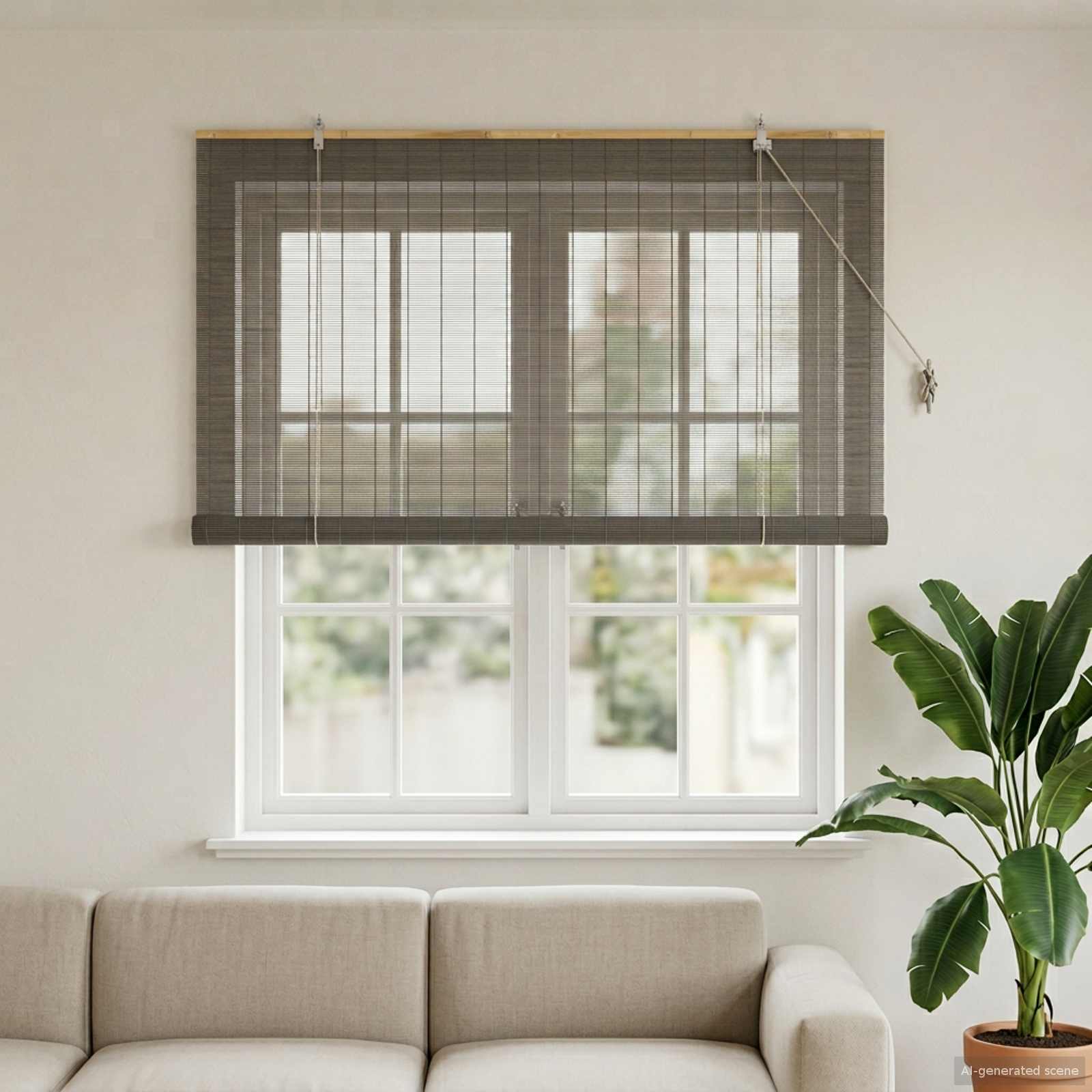 Bambusrollo Natur 80x160 cm