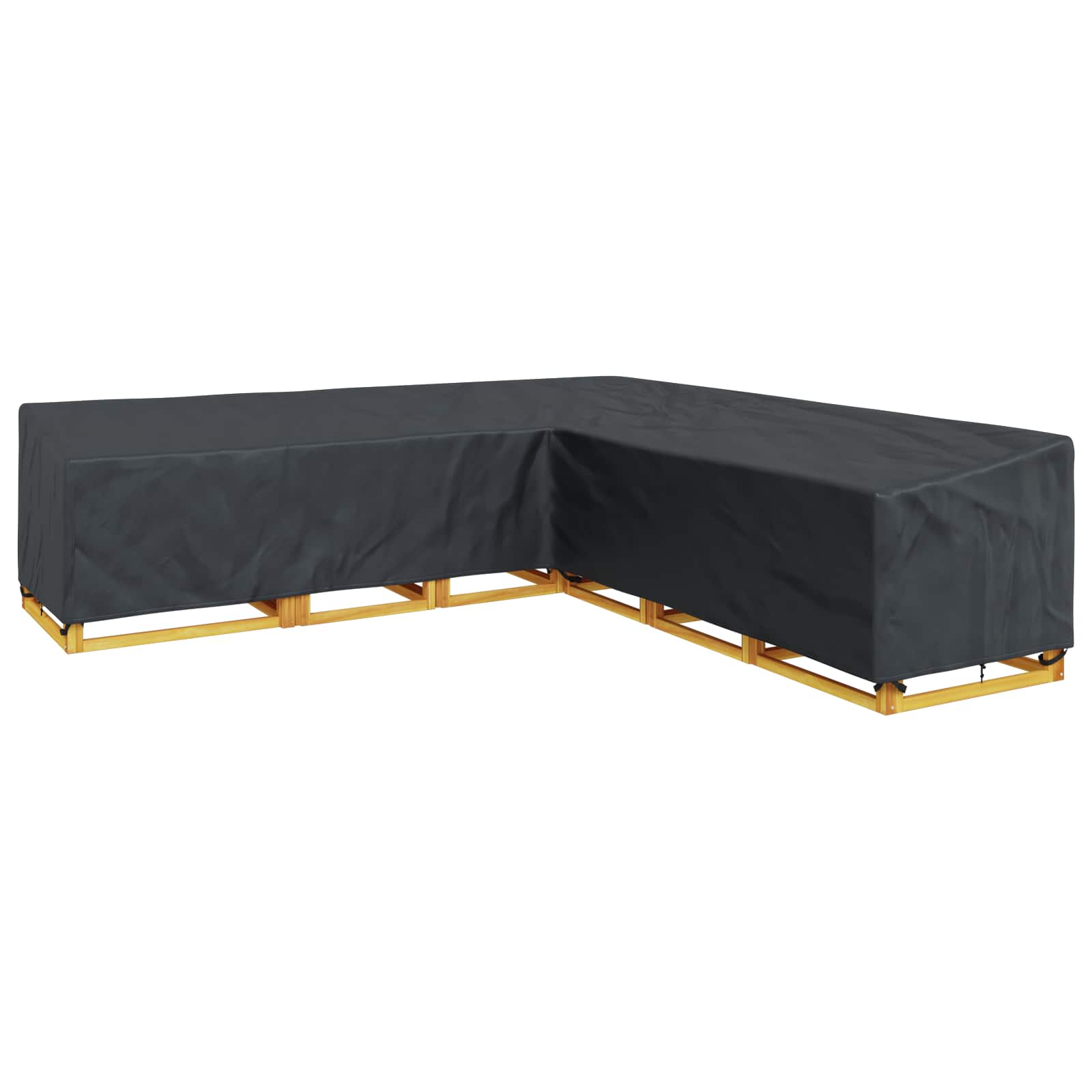 Möbelbezug Schwarz 235 x 235 x 85 cm 210D Oxford Stoff