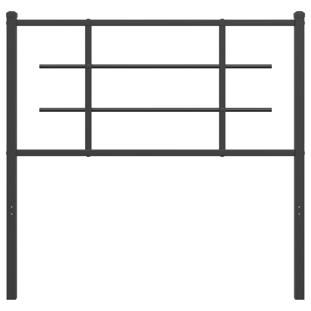 Ersatz-Kopfteil Metall Weiß 100 cm