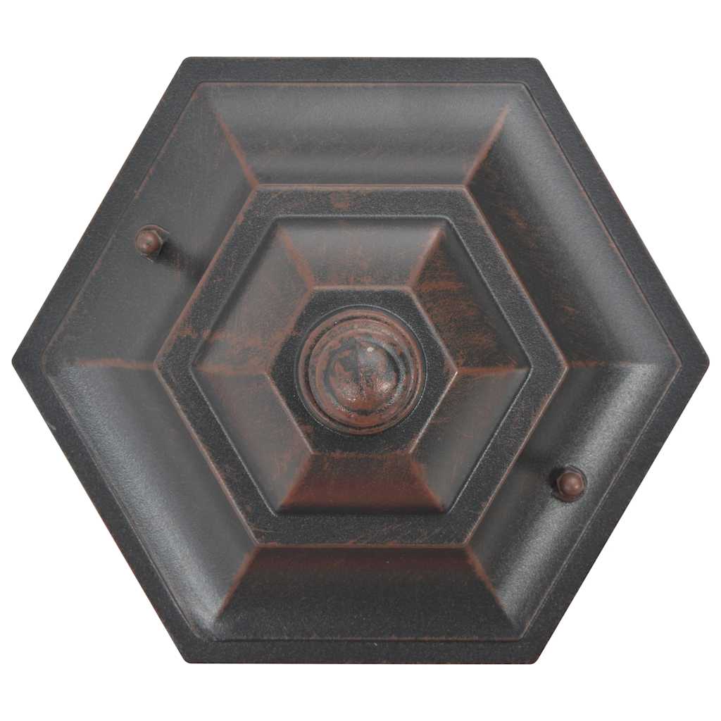 Garten-Pollerleuchte 6 Stk. E27 110 cm Aluminium Dunkelgrün