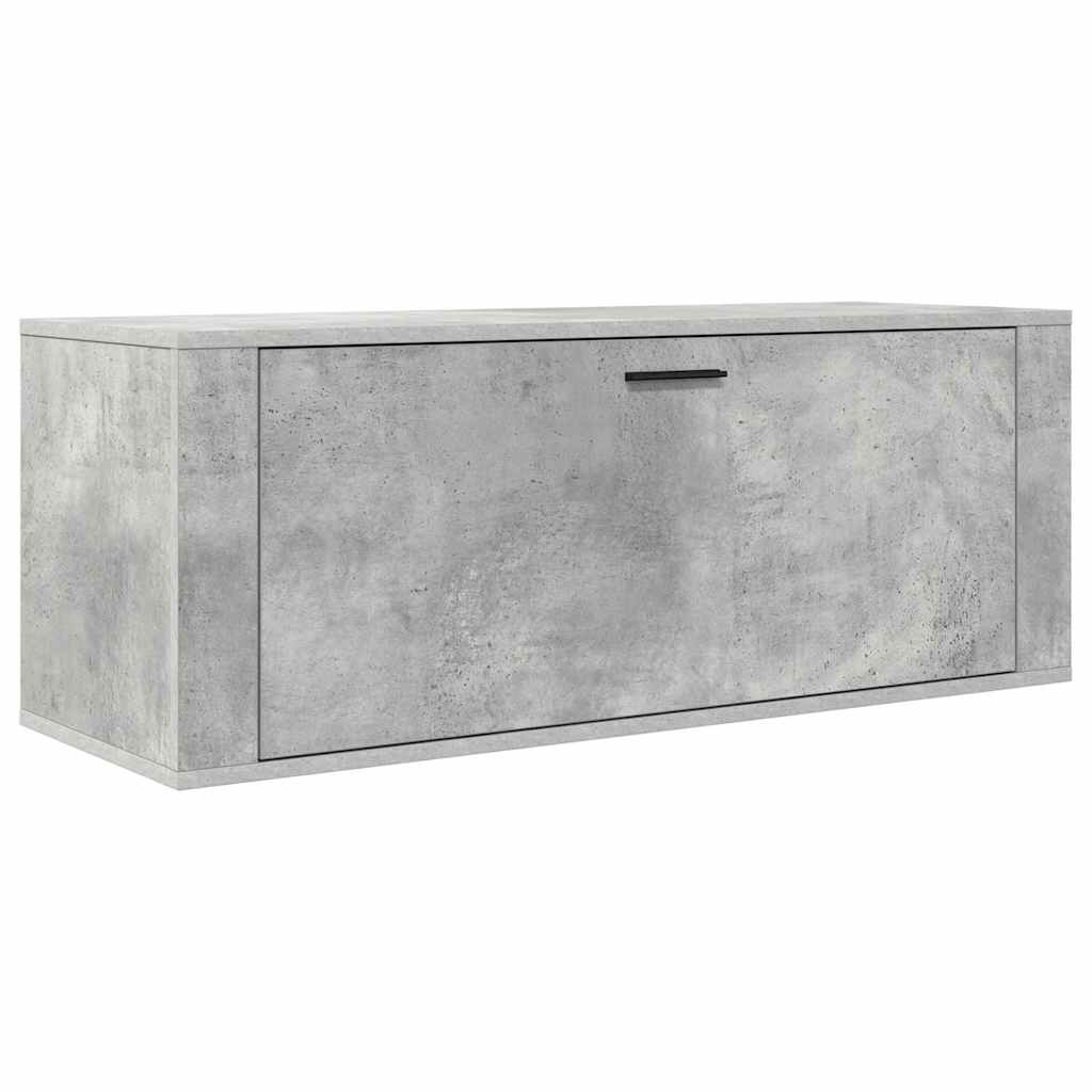 Wand-Schuhschrank Weiß 100x35x38 cm Holzwerkstoff