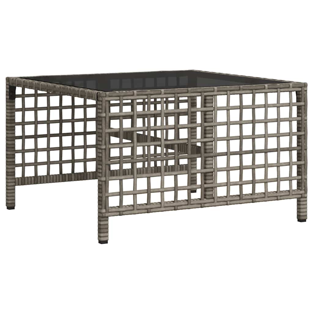 3-tlg. Garten-Ecksofa-Set mit Kissen Schwarz Poly Rattan