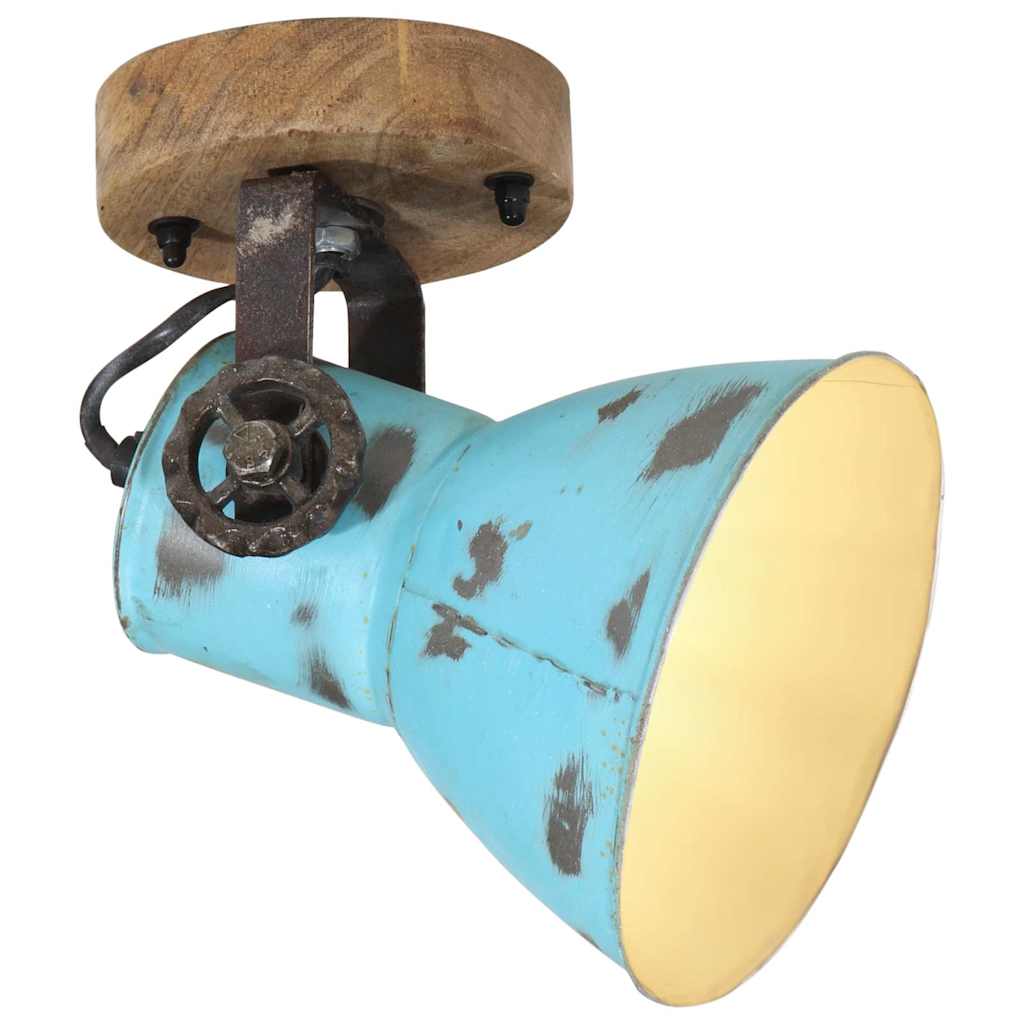 Wandlampe Industriestil Silbern 45x25 cm E27