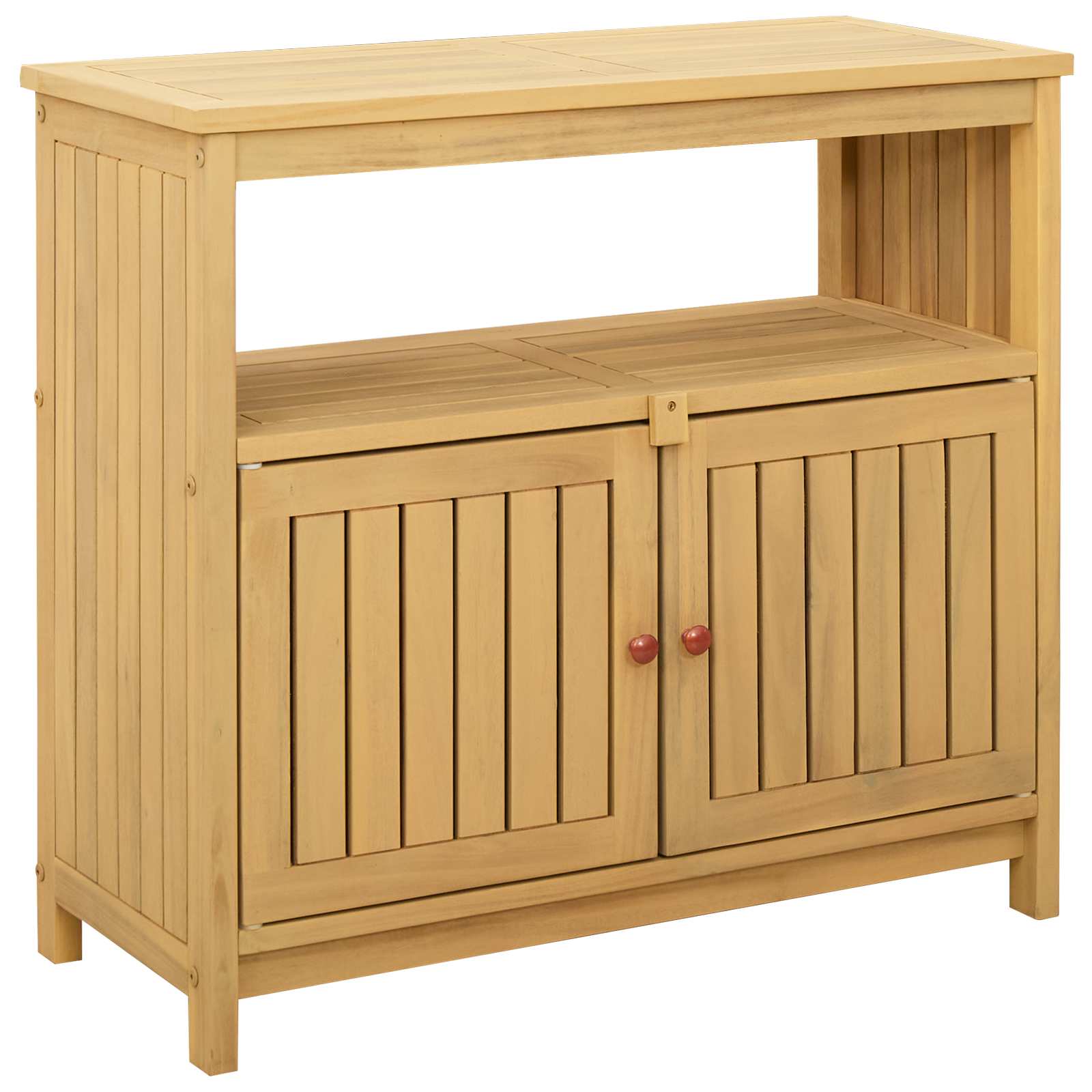 Garten-Konsolentisch 80x35x75 cm Massivholz Akazie