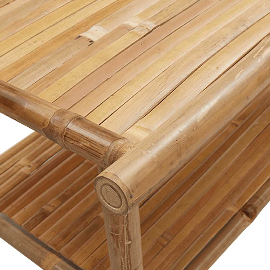 Couchtisch 45x45x45 cm Bambus