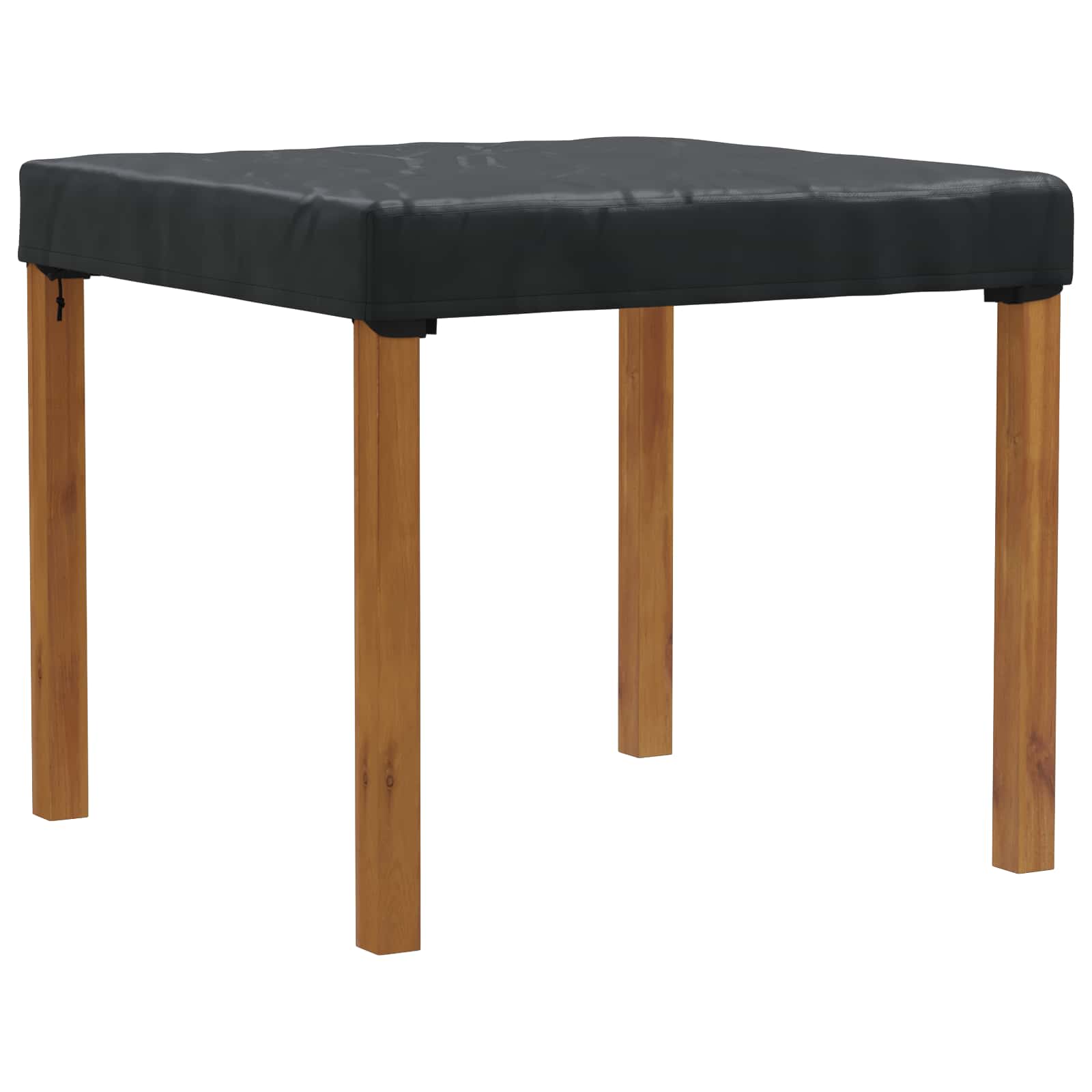 Tischdecken Uni Schwarz 62 x 62 x 15 cm Stoff