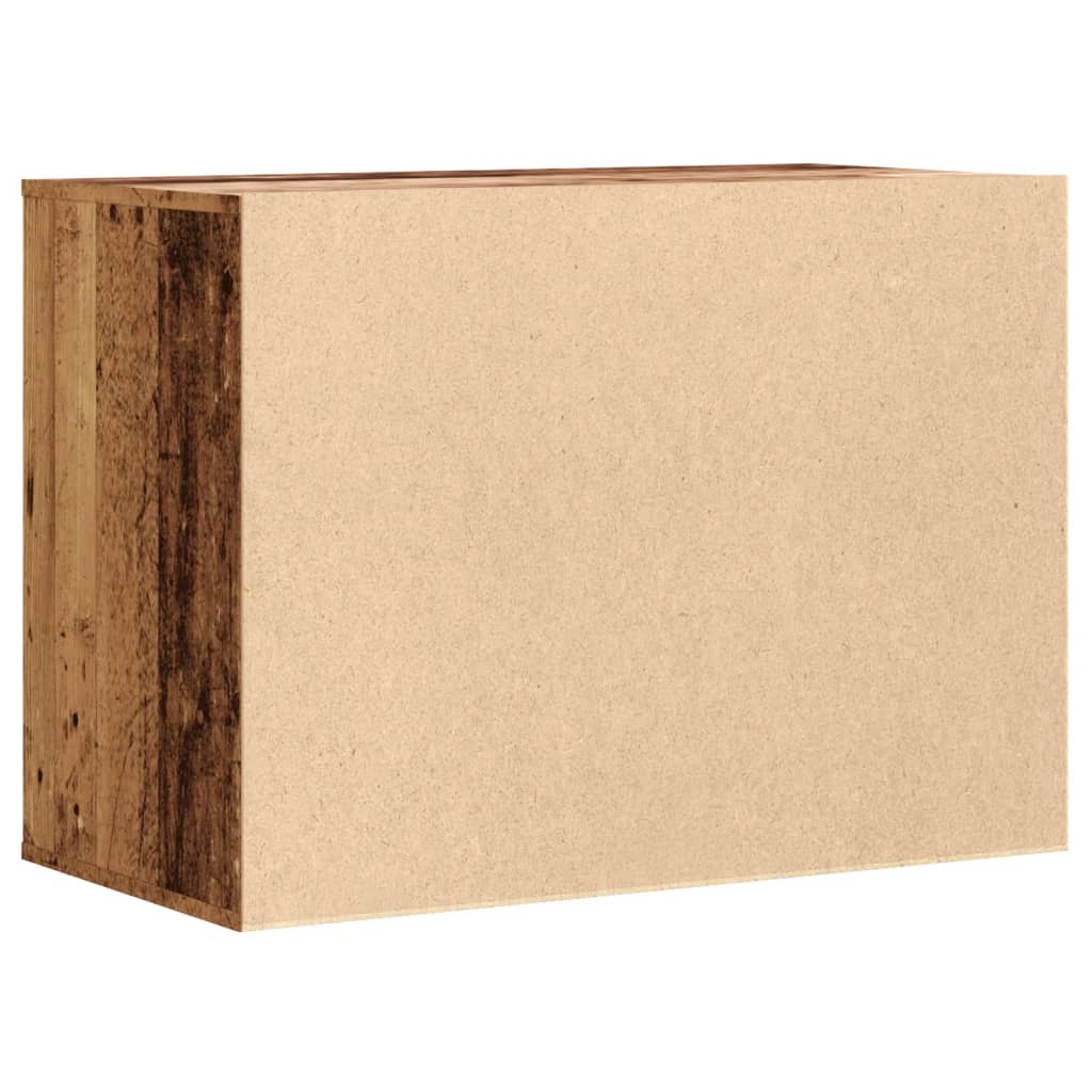 Schubladenschrank Schwarz Eichen-Optik 41 x 40 x 58 cm