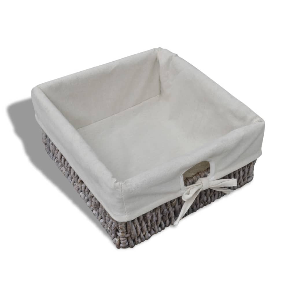 Sitzbank mit Stauraum Weiß 62×33×42 cm Paulownia Holz