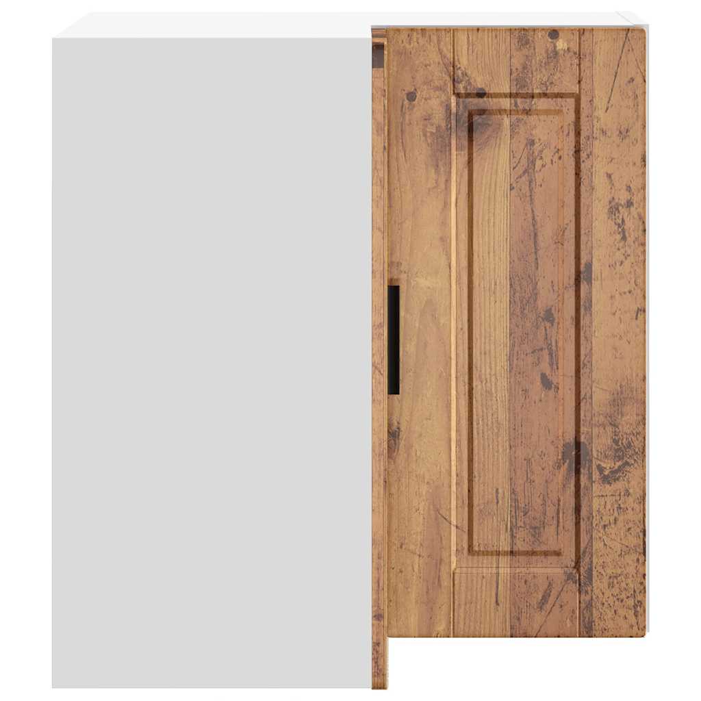 Herdumbauschränke 2 Stk. Porto Weiß Holzwerkstoff