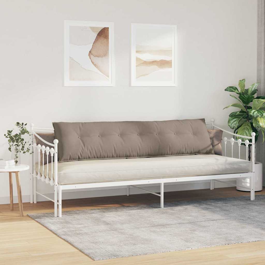 Rückenkissen Taupe 50 x 45 cm Mikrofaserstoff