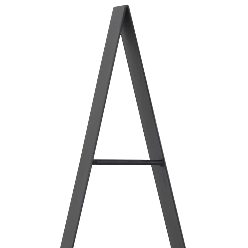Metall Weihnachtsbaum mit Ständer Schwarz 60 cm Stahl
