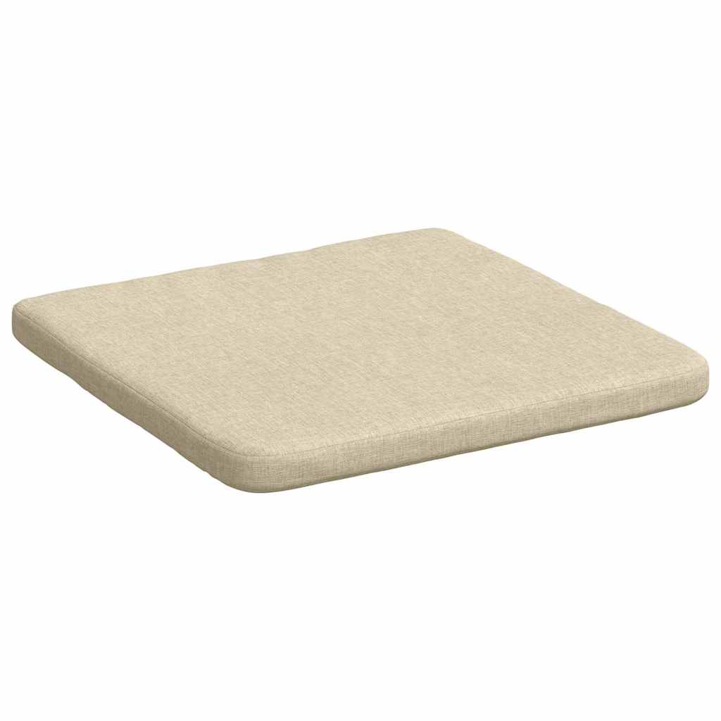 Sitzkissen 4 pcs Hellgrau 40 x 40 x 3 cm Stoff