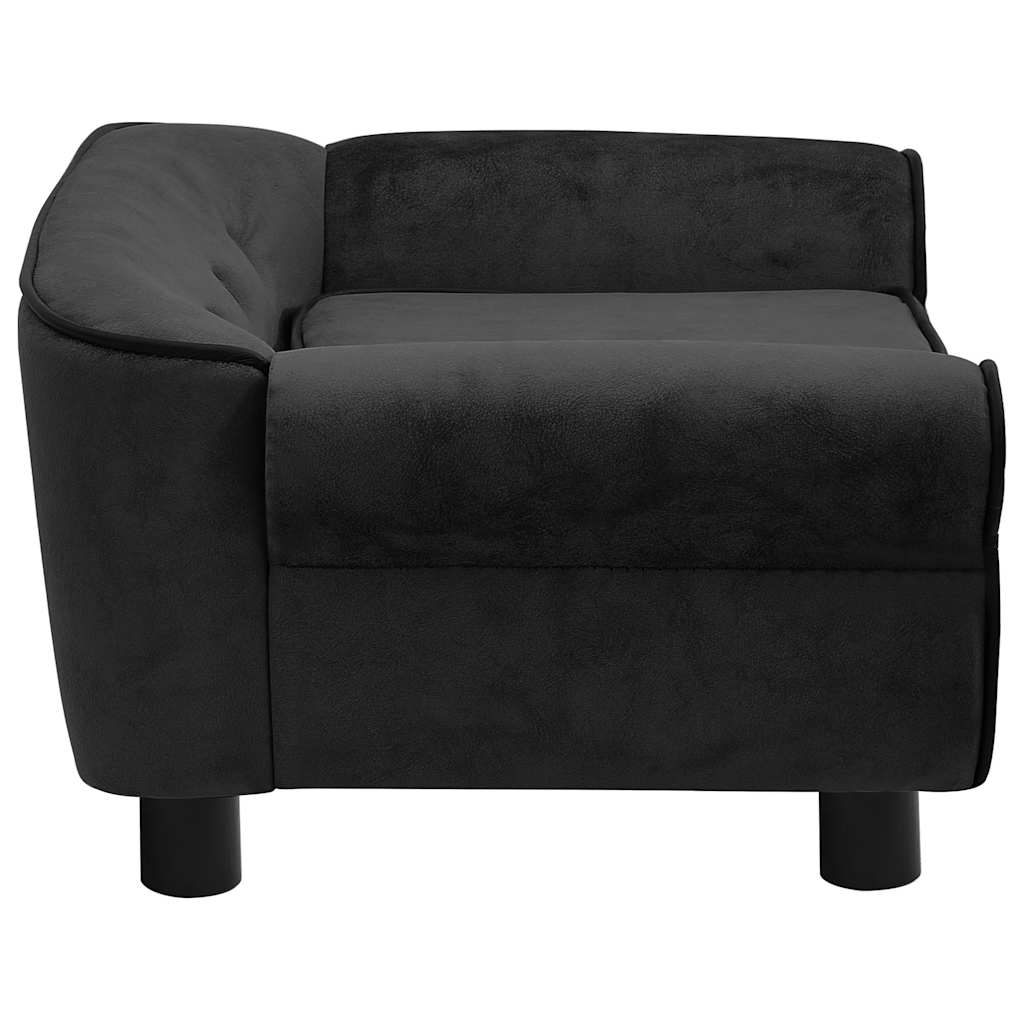 Hundesofa Dunkelgrau 72x45x30 cm Plüsch