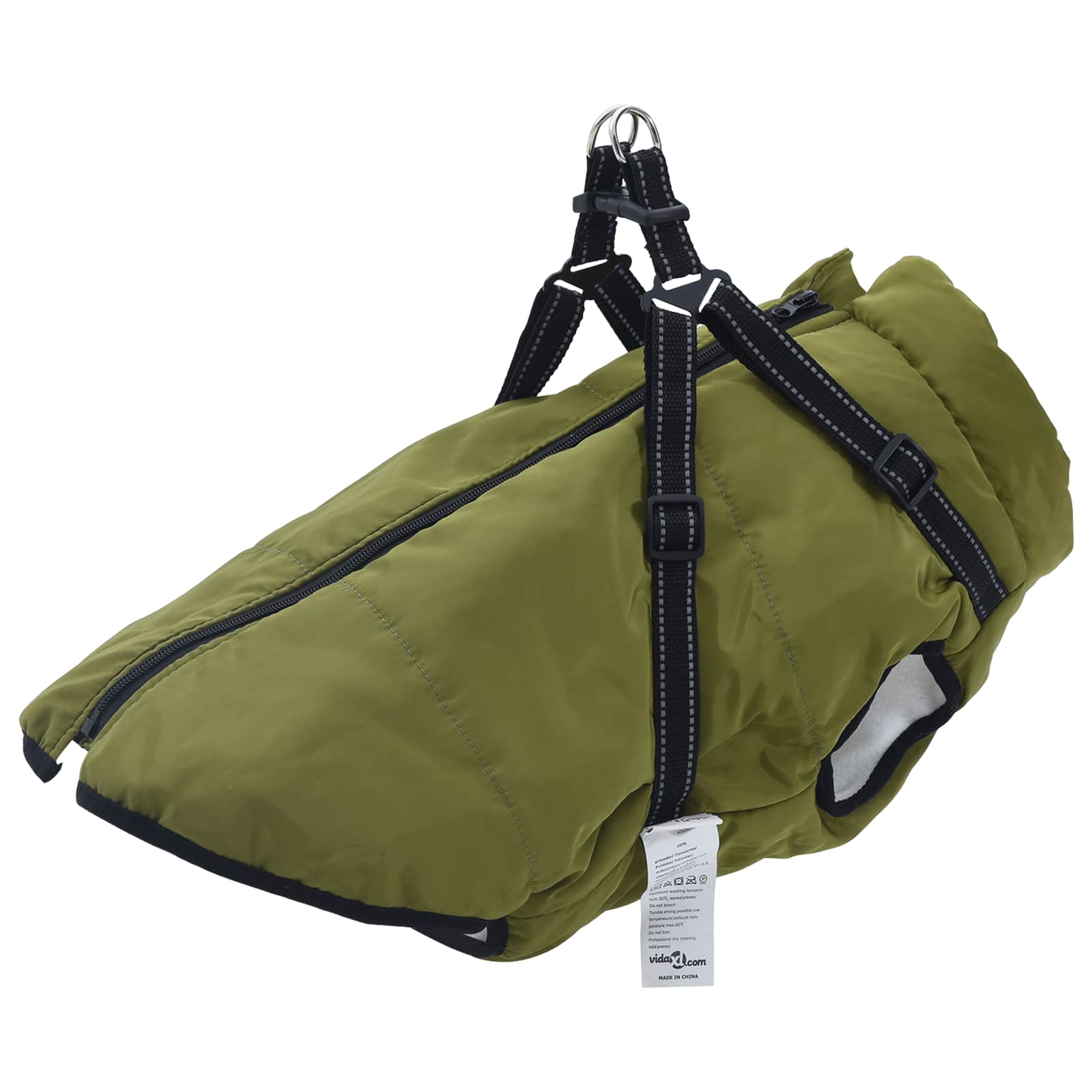 Hundemantel Rot L24 Fleece und Polyester