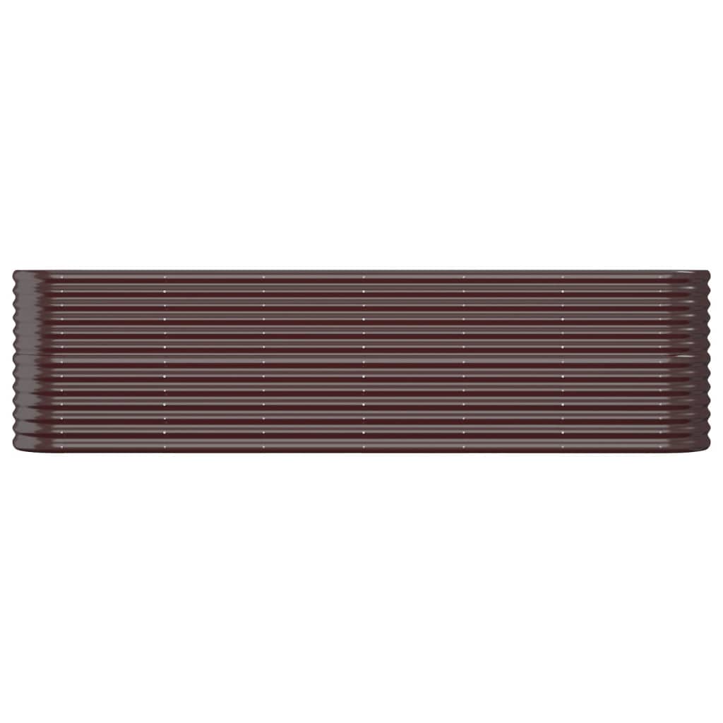 Hochbeet Verzinkter Stahl 114x40x36 cm Grün