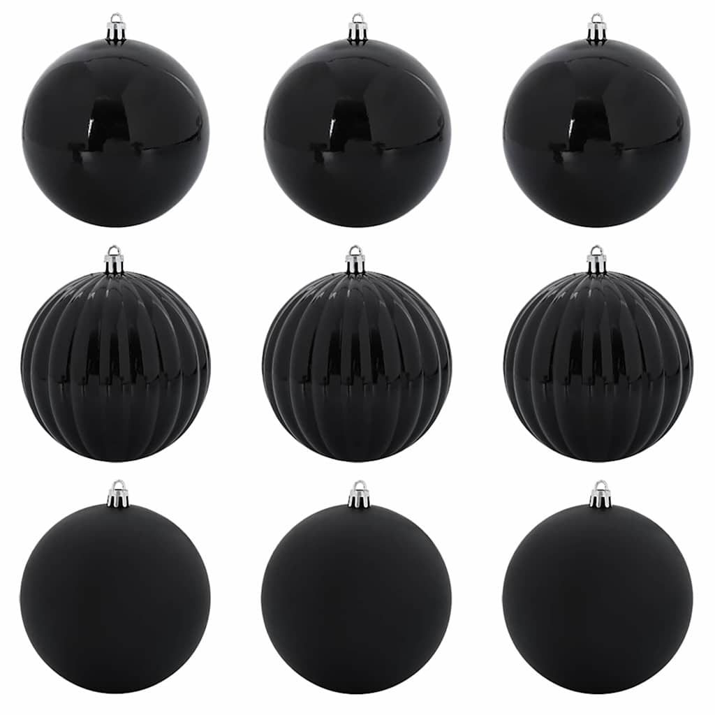 Weihnachtsbaumkugel Set XL 9 pcs Rot Kunststoff