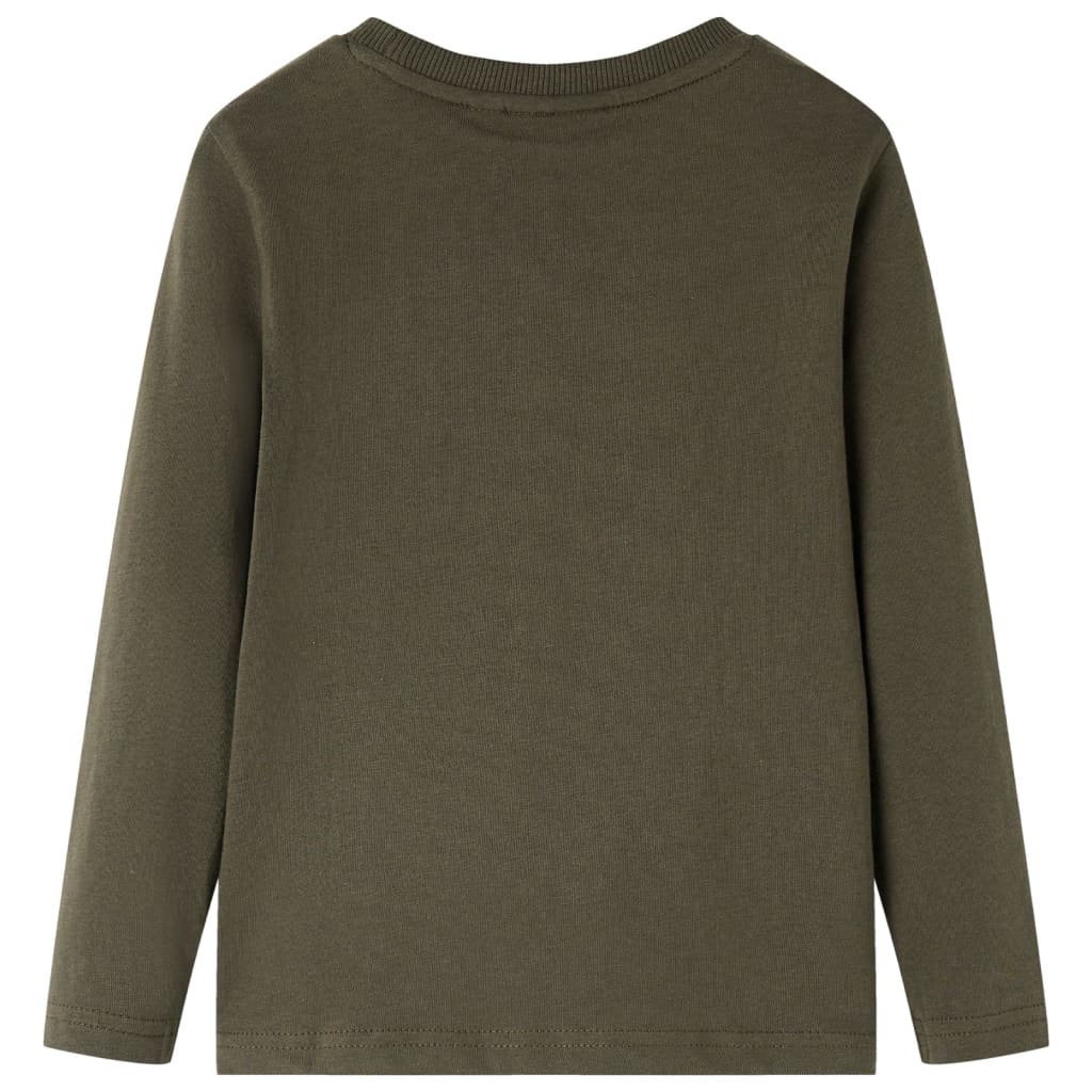 Kinder-Langarmshirt Marineblau 104