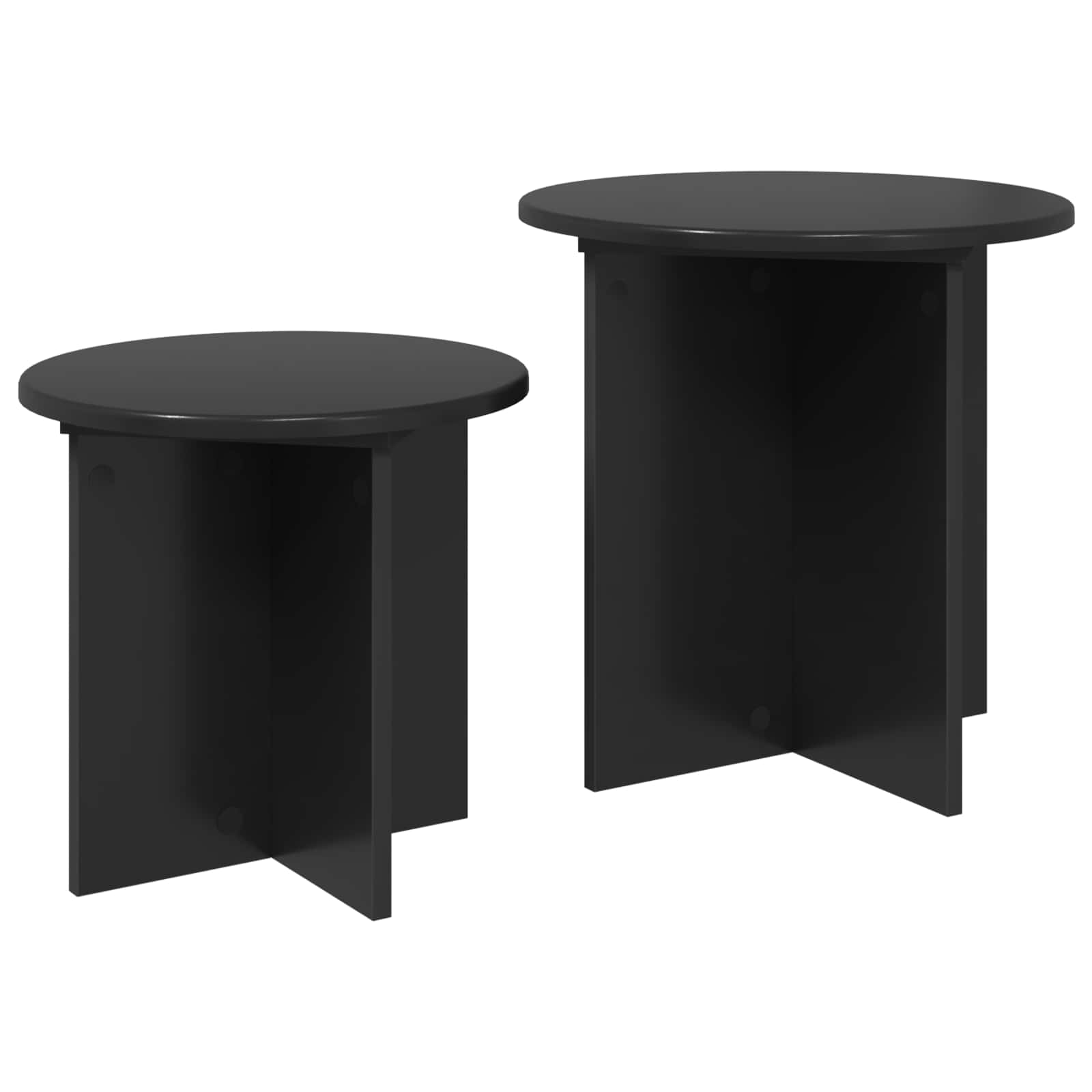 Beistelltisch-Set mit Speicher 2 pcs Holzwerkstoff