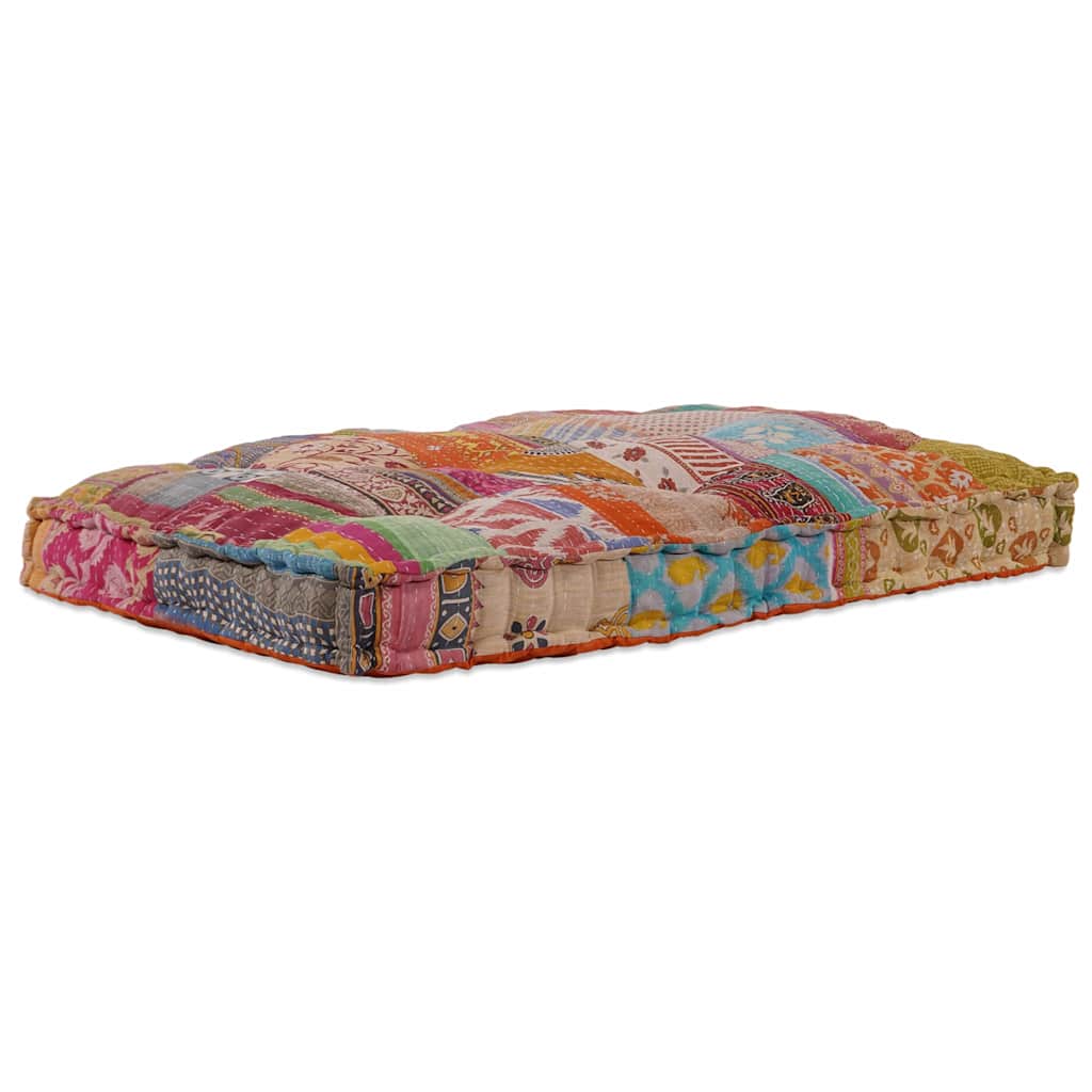 Palettensofa-Auflage Mehrfarbig Stoff Patchwork