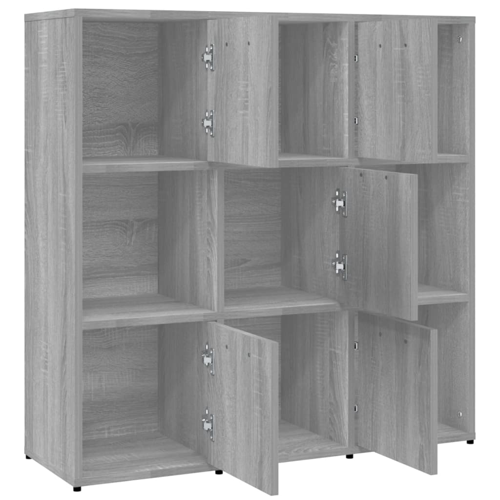 Bücherregal Weiß 90x30x90 cm Holzwerkstoff