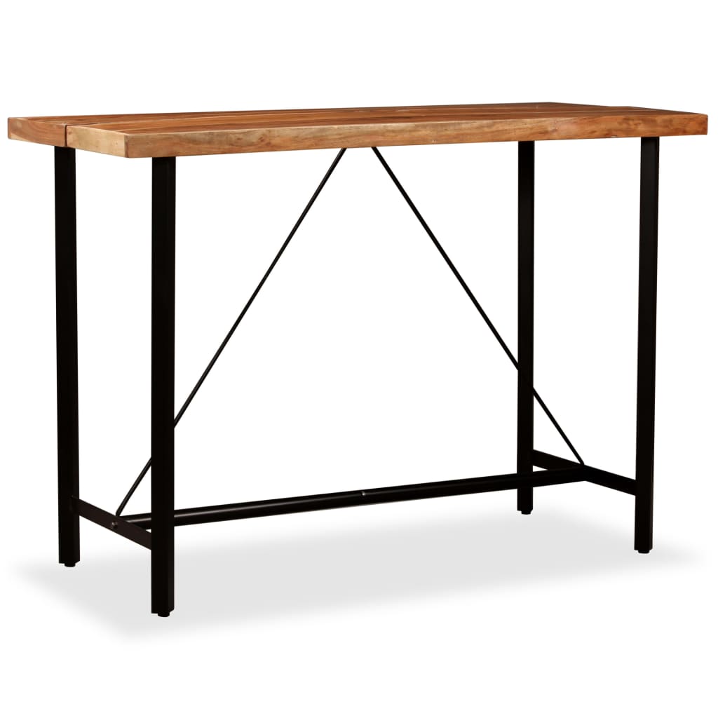 3-tlg. Bar-Set Massivholz Akazie und Altholz