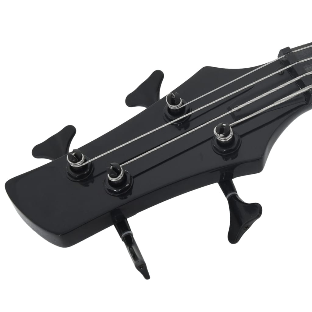 E-Bass für Anfänger mit Tasche Blau und Schwarz 4/4 46"