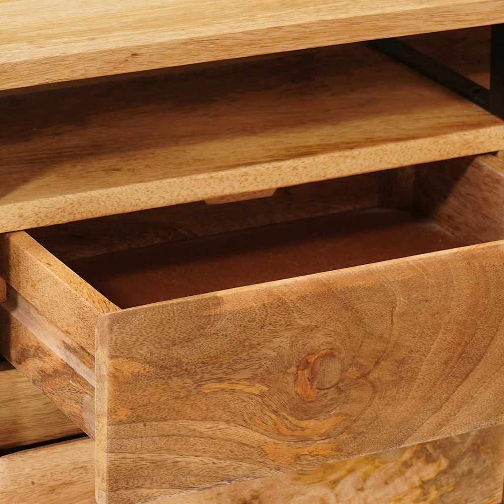 Sideboard 110x35x65 cm Massivholz Mango