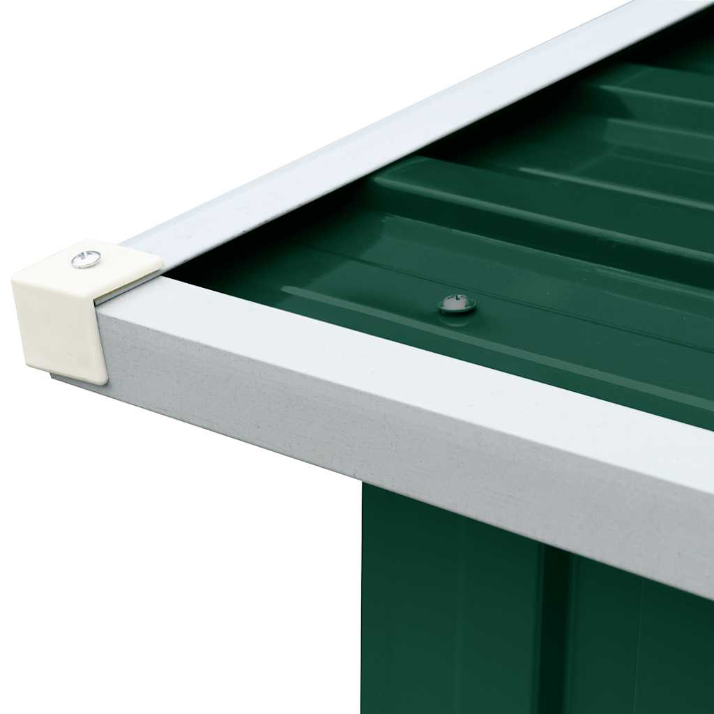 Brennholzlager aus verzinktem Stahl 330 x 92 x 153 cm Grau
