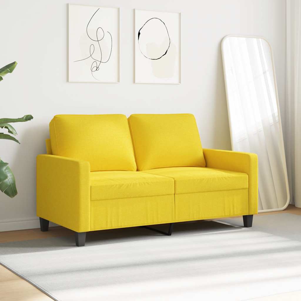 3-Sitzer-Sofa Hellgrau 180 cm Stoff