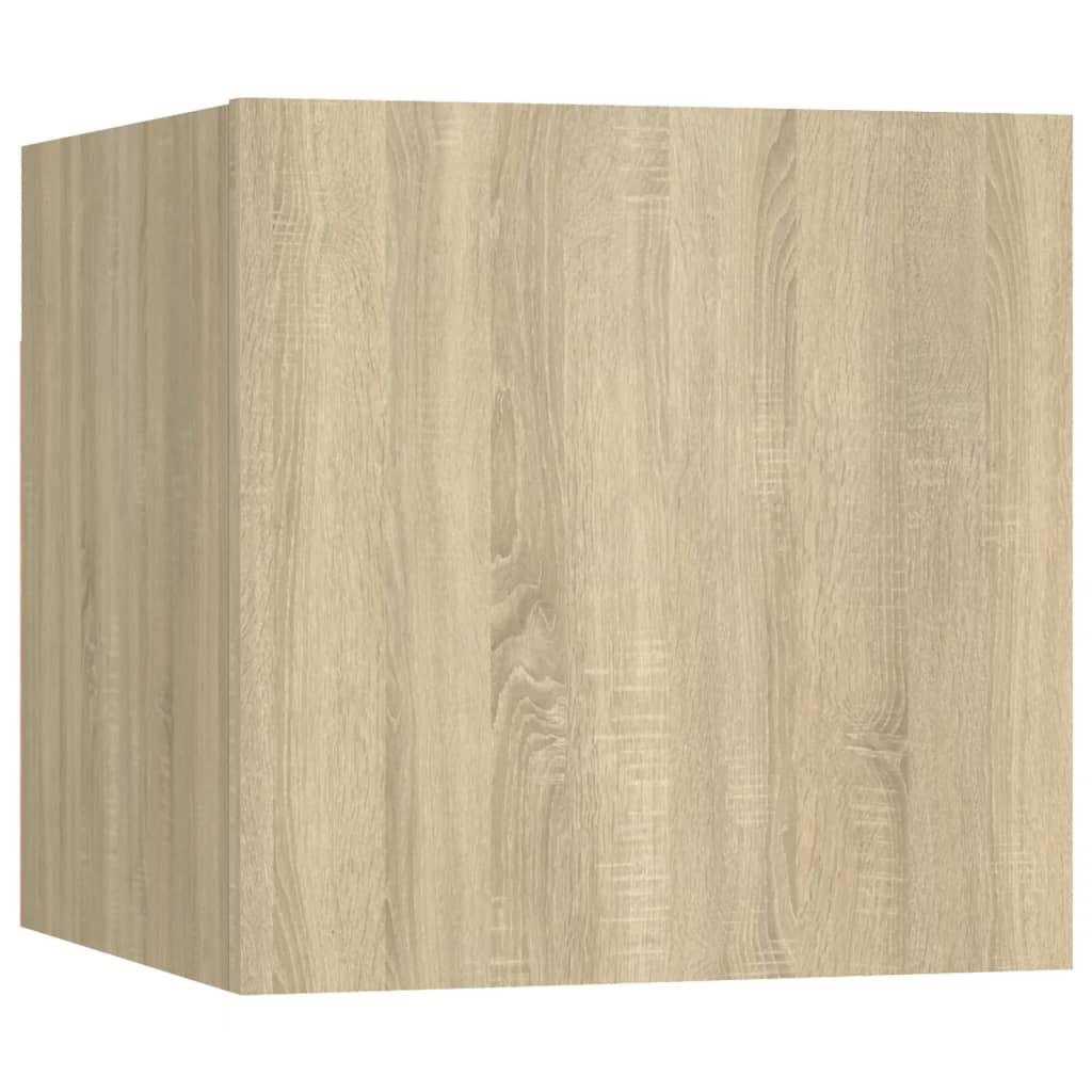 4-tlg. TV-Schrank-Set Weiß Holzwerkstoff