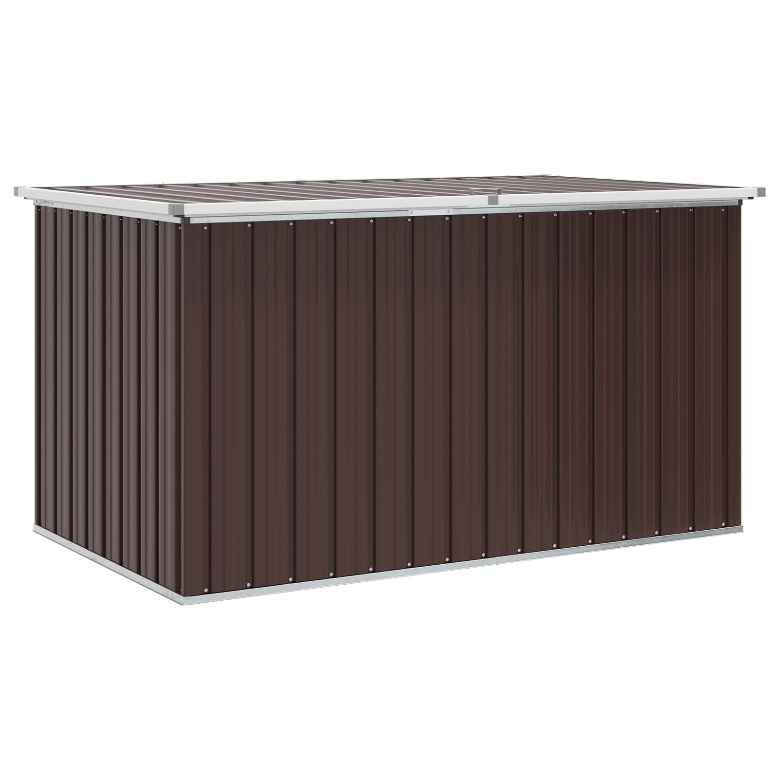 Außenlagerbox Holz 109 x 67 x 65 cm Verzinkter Stahl