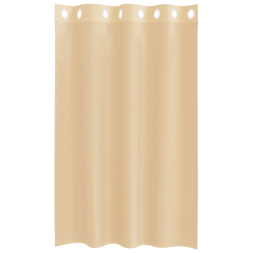 Voile Vorhänge mit Ösen 2 Stk. Apfelgrün 140x140 cm