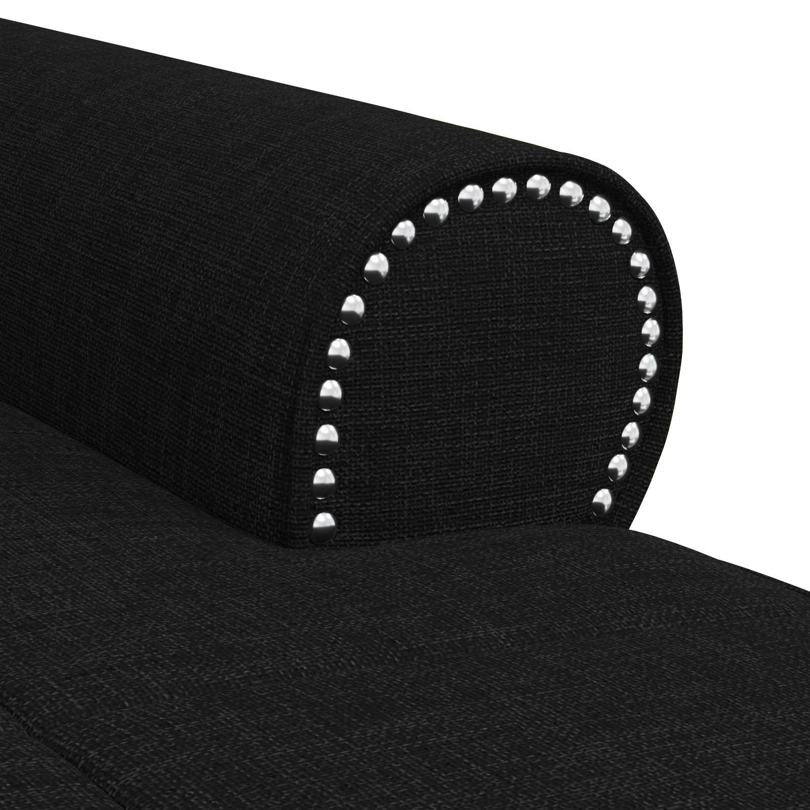 Lounge-Liege mit Kissen Hellgrau 91 x 157 x 91 cm Stoff