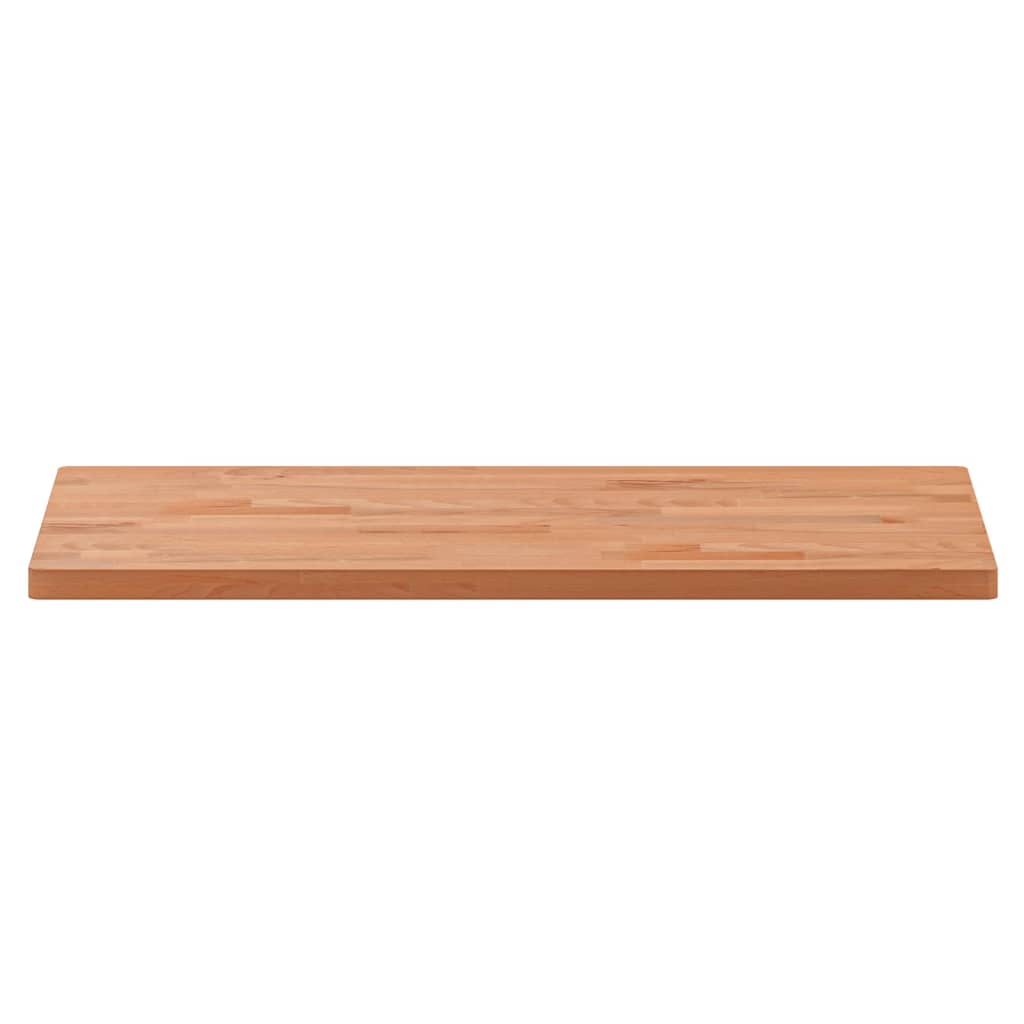 Tischplatte 80x40x1,5 cm Rechteckig Massivholz Buche
