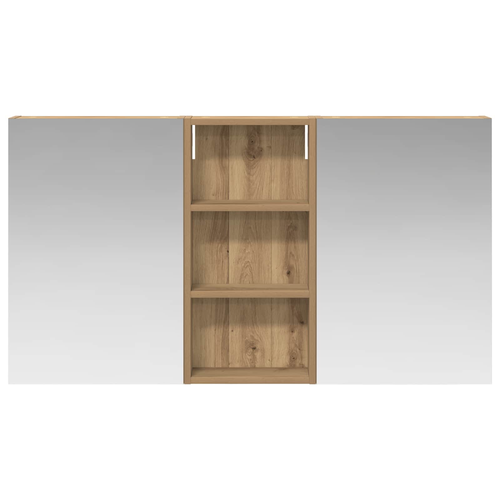 Badezimmerschrank-Set 3 pcs 80 x 10,5 x 50 cm Holzwerkstoff
