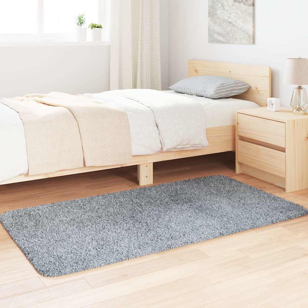 Teppich Shaggy Hochflor NAVARRA Beige 60x100 cm Polyester