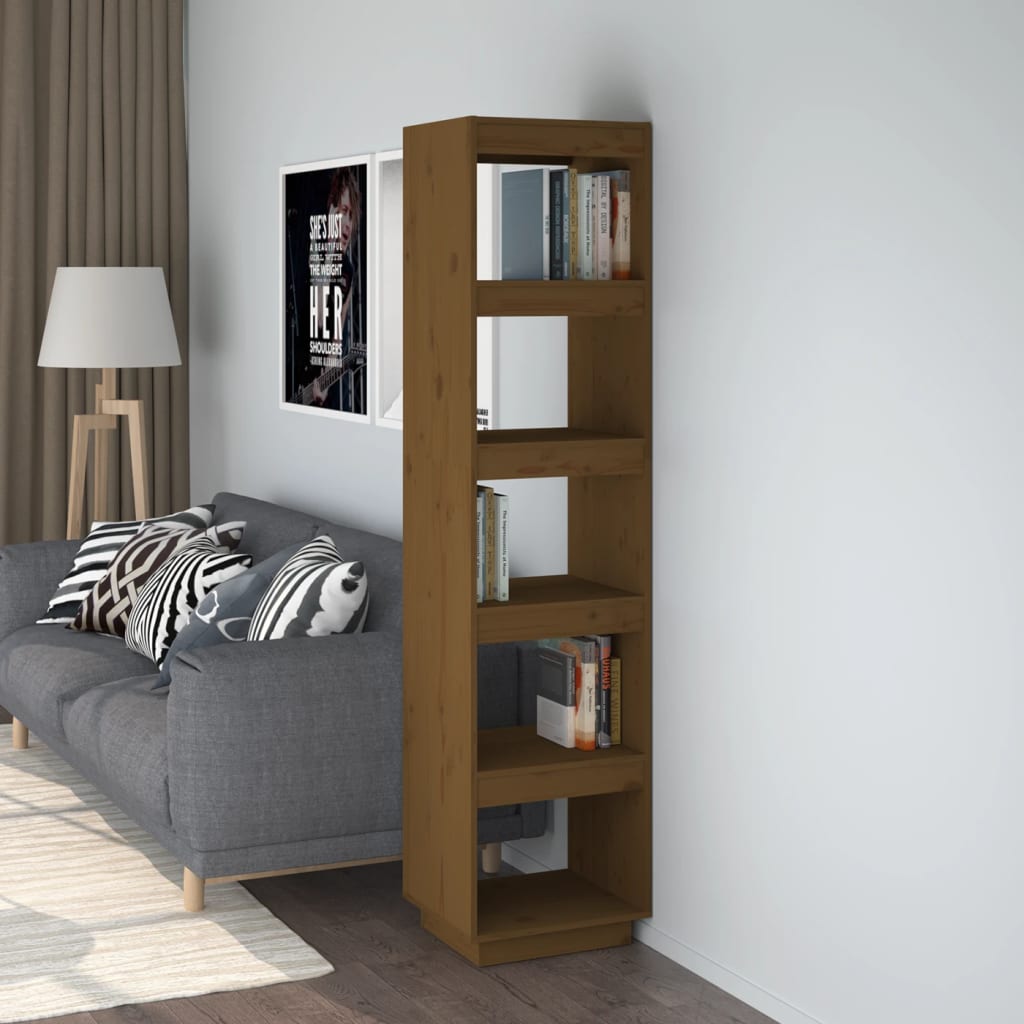 Bücherregal 40x35x71 cm Massivholz Kiefer