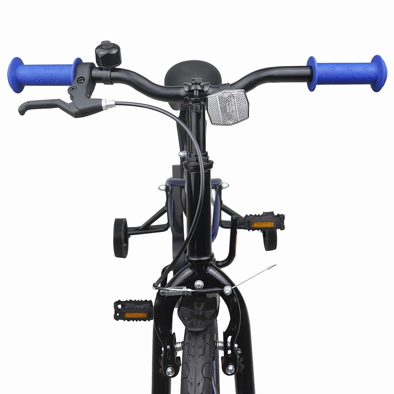 Kinderfahrrad 16 Zoll für 4-6 Jahre alt Grün Schwarz